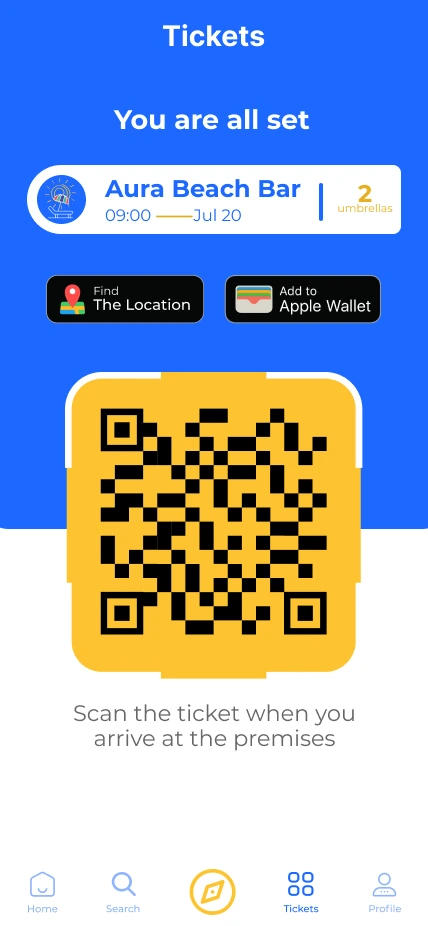 Erhalten Sie sofortige Bestätigung und genießen Sie Ihren perfekten Strandtag